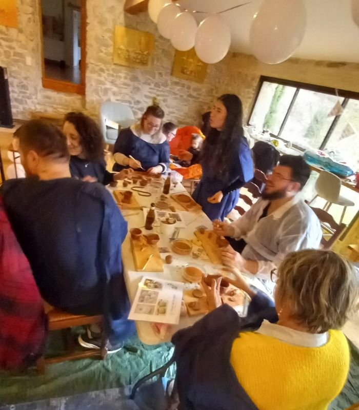 atelier de poterie à domicile