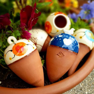 oyas poterie artisanale - décorés à la main