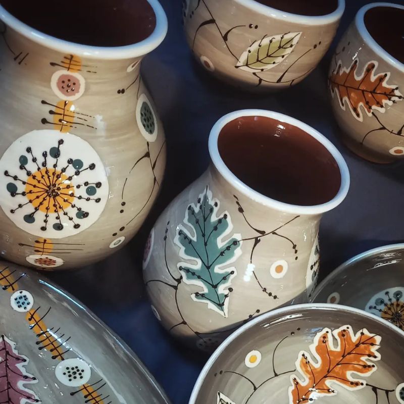 terre vernissée vases tasses bols tasses en céramique artisanale